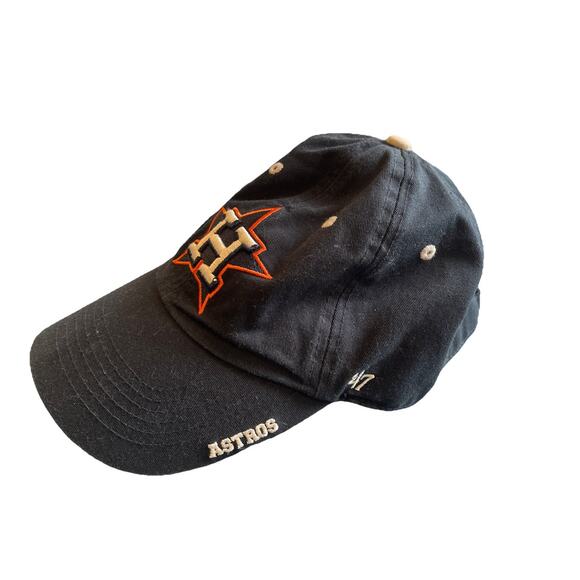 Houston Astros 47 Brand Strapback Adjustable Hat Cap Men Women MLB Baseball Blue - Picture 2 of 6